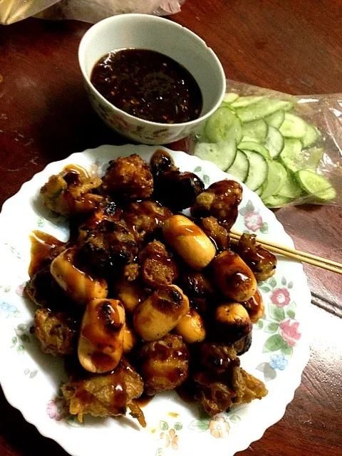 Thai suasage and taro Grilled|**~NamE~**さん