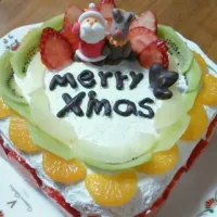 Snapdishの料理写真:クリスマスケーキ☆|彩夏さん