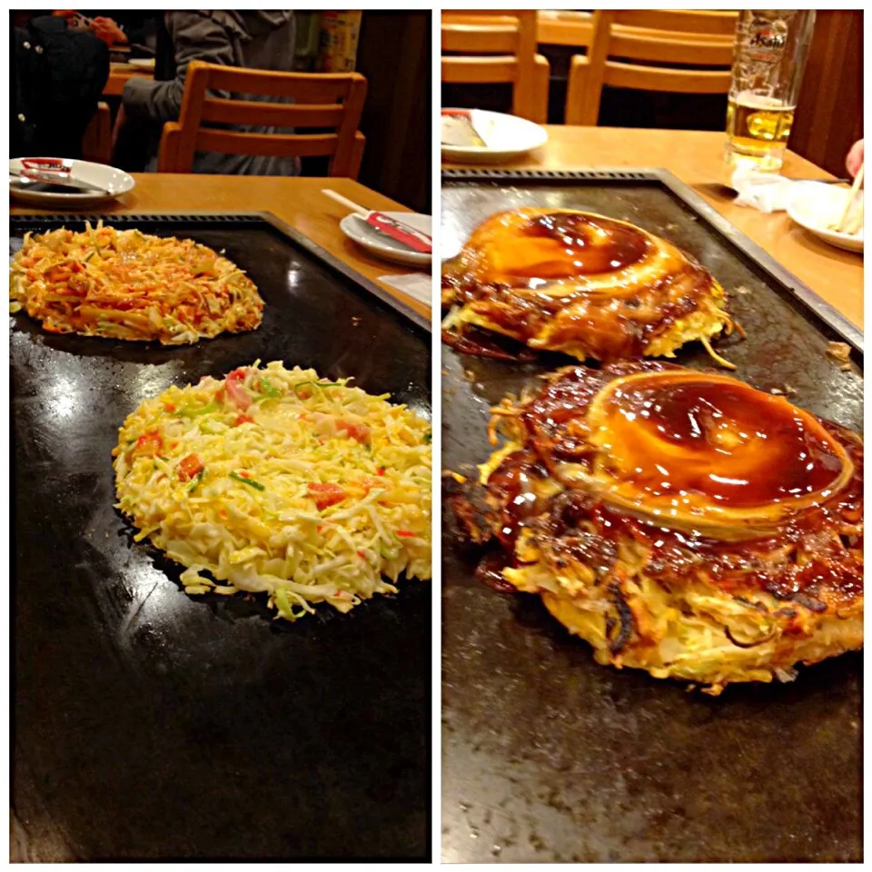 Osaka's Okonomiyaki ♥️♥️♥️|Marinaさん