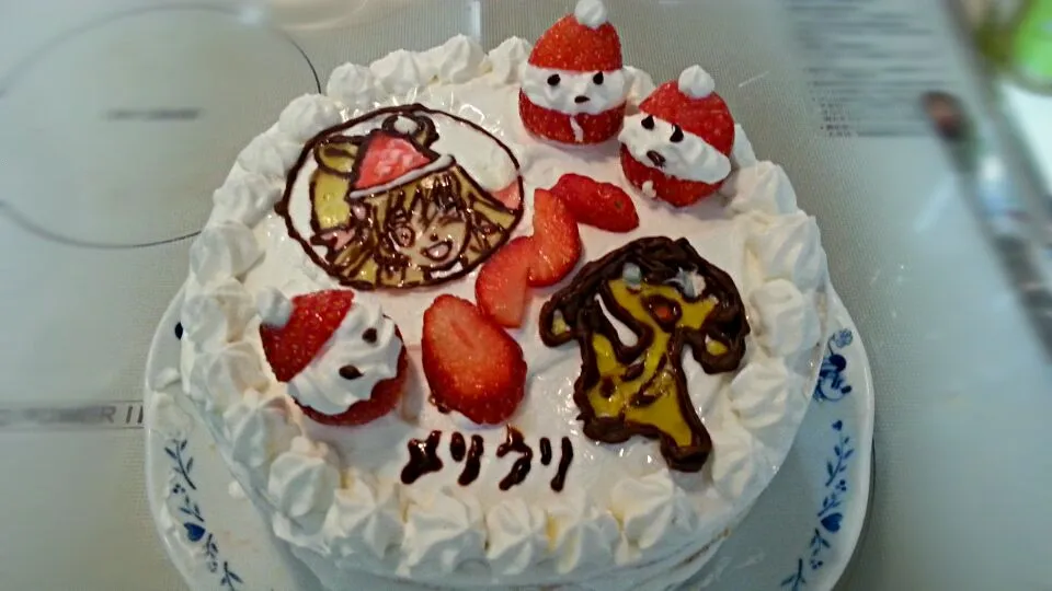 クリスマス用ケーキ

子供達と一緒に作りました！|Yukoさん