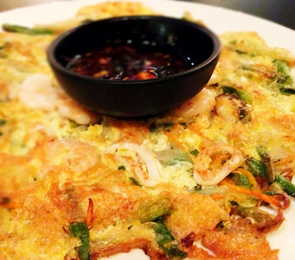 Seafood pancake@Eight Korean BBQ, Clarke Quay Central|coxiella24さん