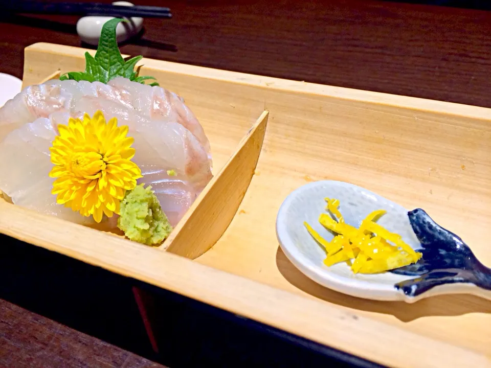 Kobujime of raw flatfish|do dyuさん