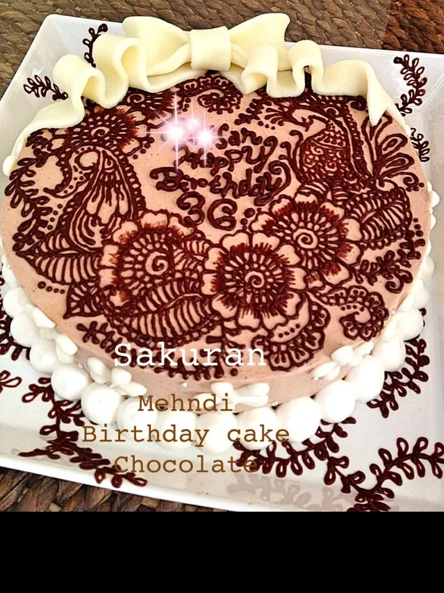 ＊Mehndi Birthday Cake＊|Sakuranさん