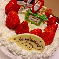 Snapdishの料理写真:クリスマスケーキ|古澤愛紀さん