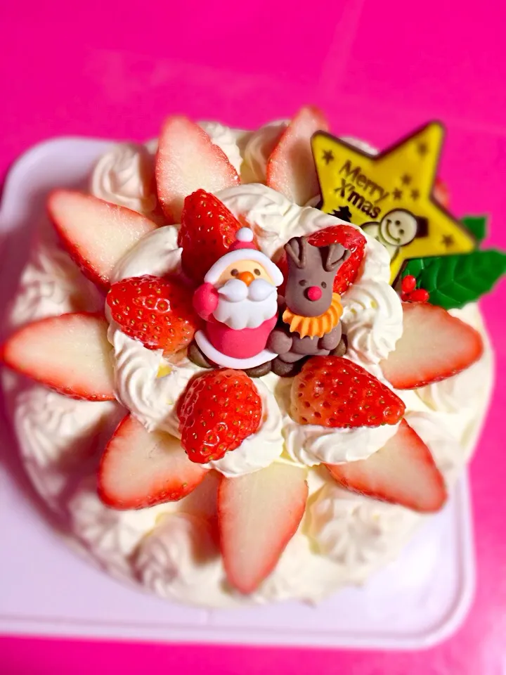 Snapdishの料理写真:クリスマスケーキ|山本一穂さん