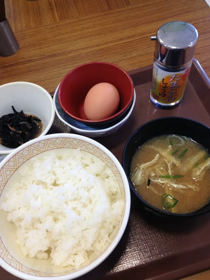 たまごかけご飯朝食|おてんき小僧さん