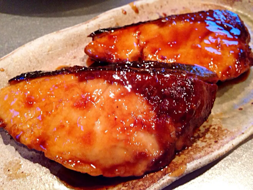 Snapdishの料理写真:今宵コーズ亭は、鰤照り焼きーーーー🐟💨|koji toyodaさん