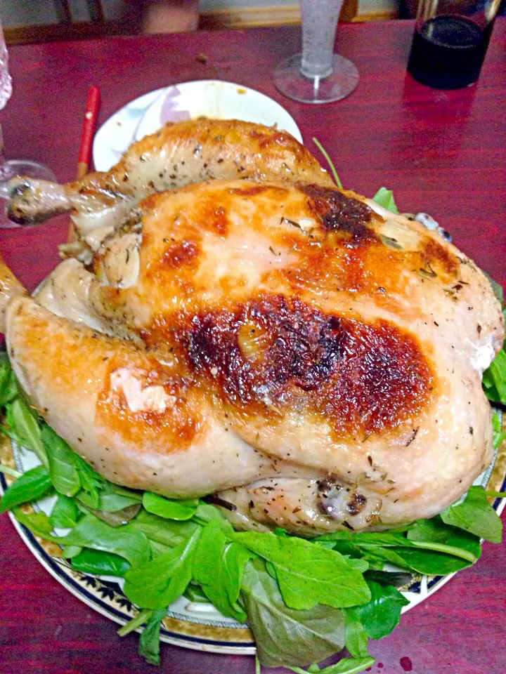 Snapdishの料理写真:Garlic lemon chicken|madellyn mizunoさん