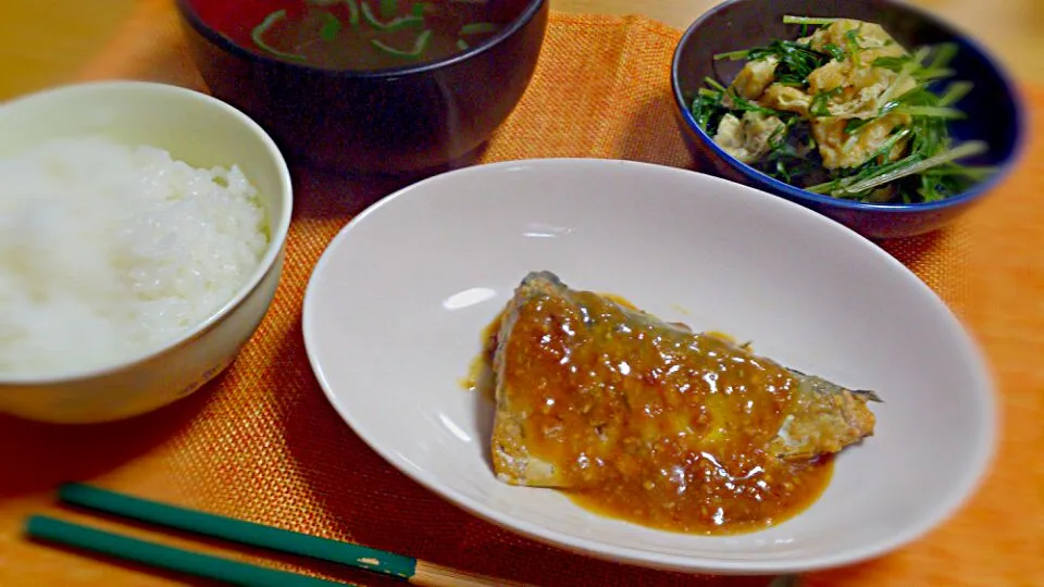 サバの味噌煮|おれおさん