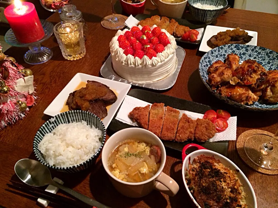 Snapdishの料理写真:クリスマスディナー|まおまおさん