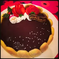 Snapdishの料理写真:チョコムースケーキ♡|harurouさん