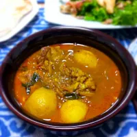 Snapdishの料理写真:インド風スパイスカレー|Ayako Moritaさん