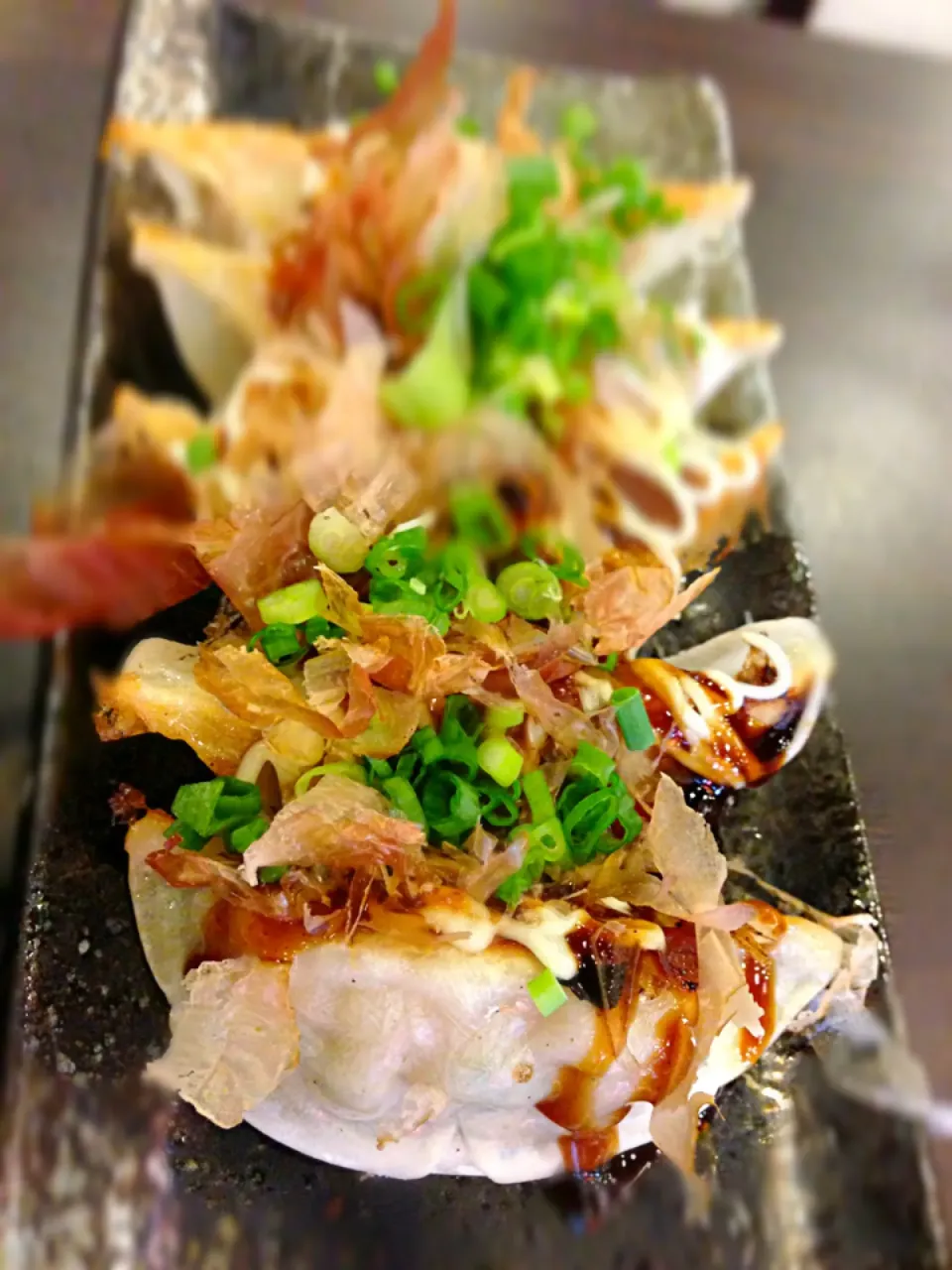 Okonomiyaki gyoza@Bishamon Zero, Ramen Champion, Great World City|coxiella24さん