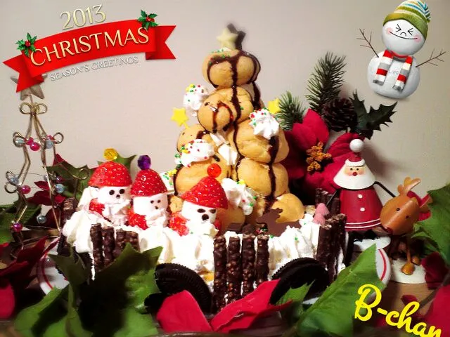 X'masケーキ☆#クリスマス|Bちゃんさん