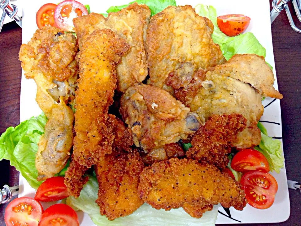 Fried chicken / merry christmas|Sabri Zulueta Galanoさん