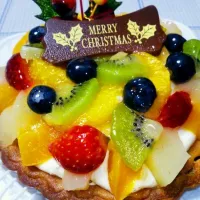 Snapdishの料理写真:クリスマスケーキ|そらさん