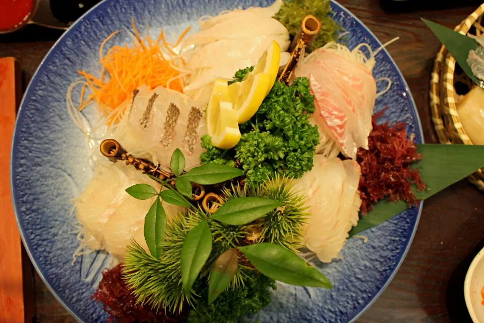 raw fish.|changeさん