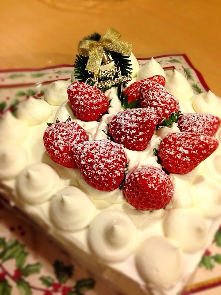 クリスマスショートケーキ♡|くみくみさん