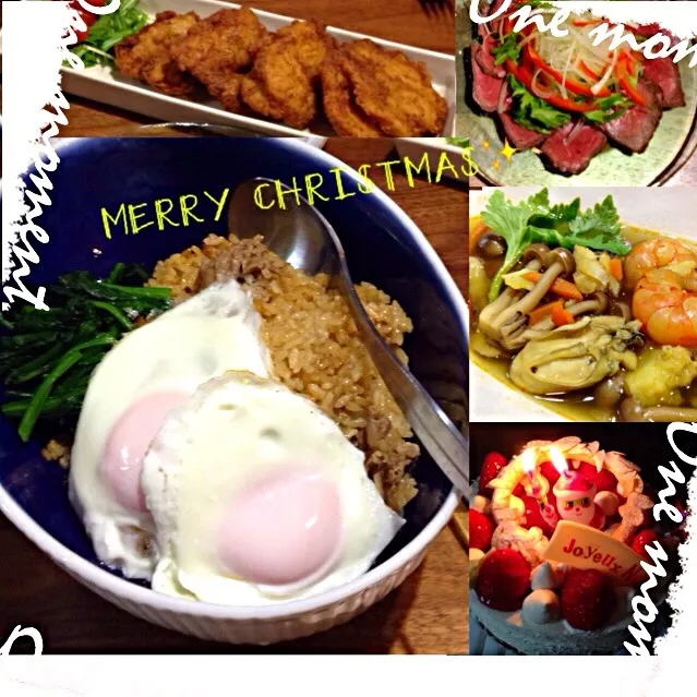 くららさんの料理 炊飯器de韓国風カルビ炒飯☆MERRY CHRISTMAS🌟|nonkoさん