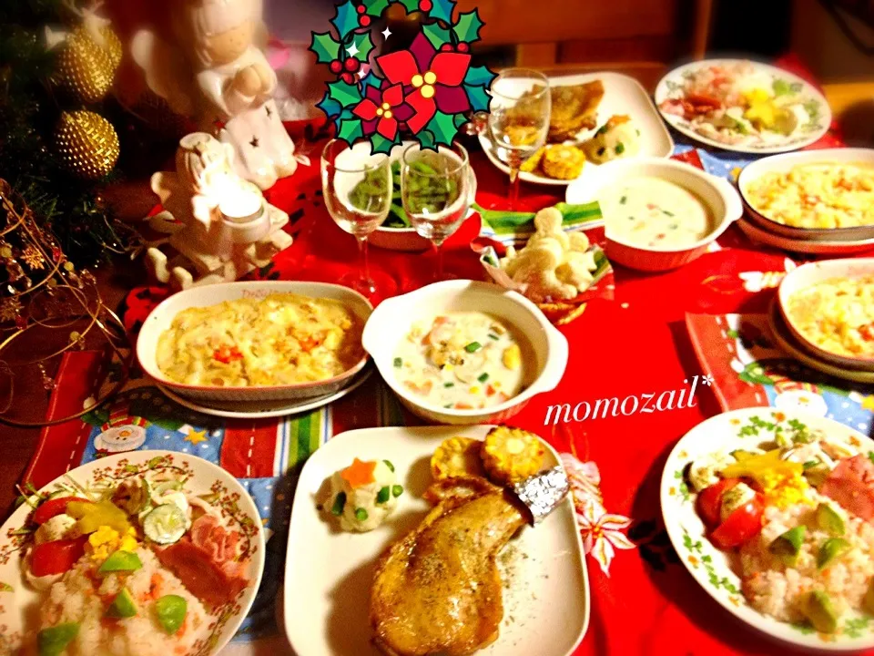 和食なXmasパーティー料理|けいちゃん（ももザィル）さん