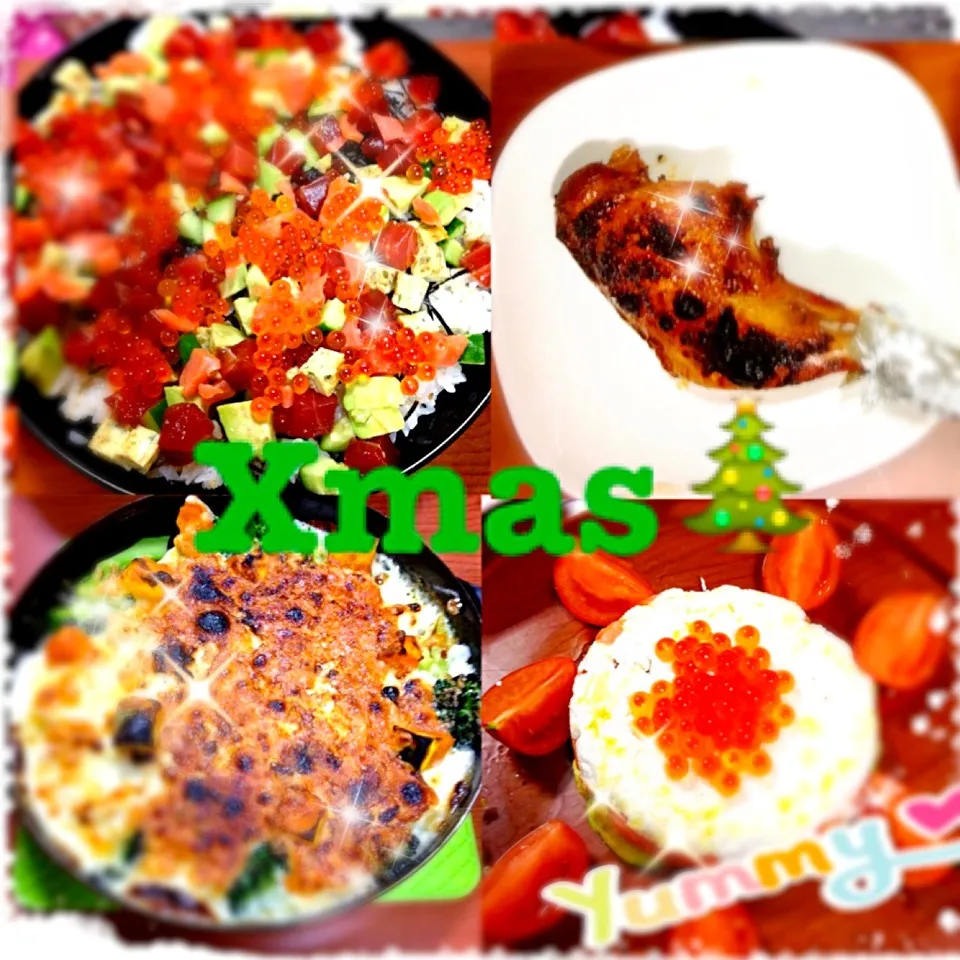 Snapdishの料理写真:2013Xmas🎄ディナー🍴|なおさん