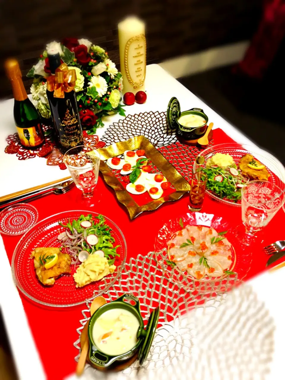 Snapdishの料理写真:Xmas dinner♡|えりさん