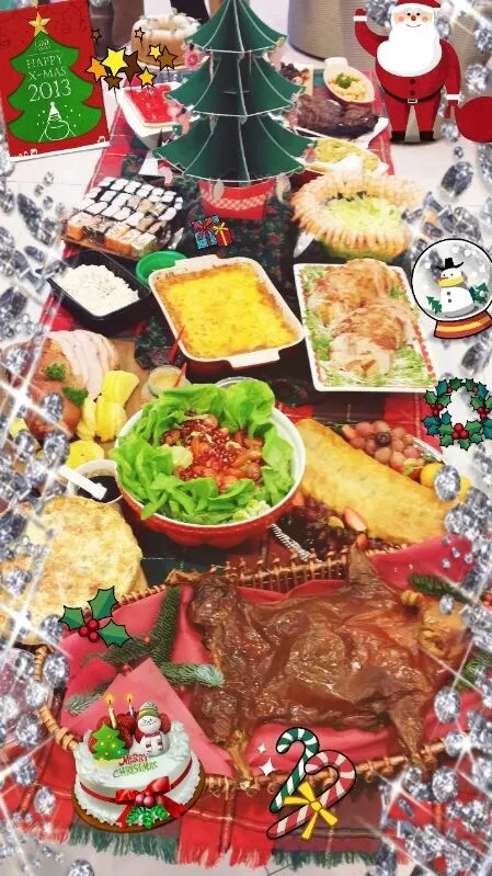 Christmas Eve Dinner Spread!|chef baobao from Singaporeさん