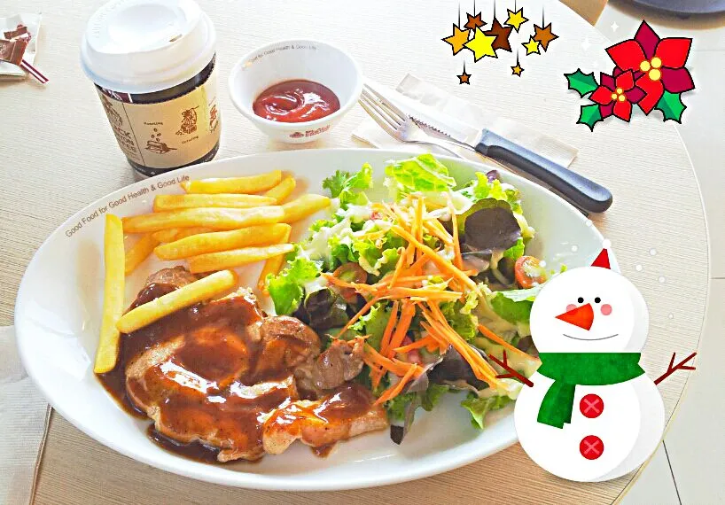 Merry Christmas ...
Pork BBQ steak @ Black Canyon Coffee, Prachachuen Rd., Bkk, Th.|ChomChuanChim (ชมชวนชิม)さん