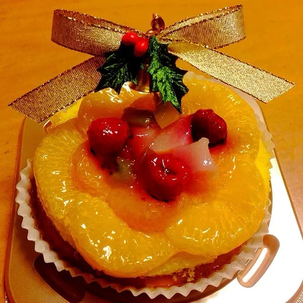 クリスマスケーキはミニフルーツタルト|chacoさん