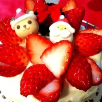 Snapdishの料理写真:クリスマスケーキ🍰|まさみんさん