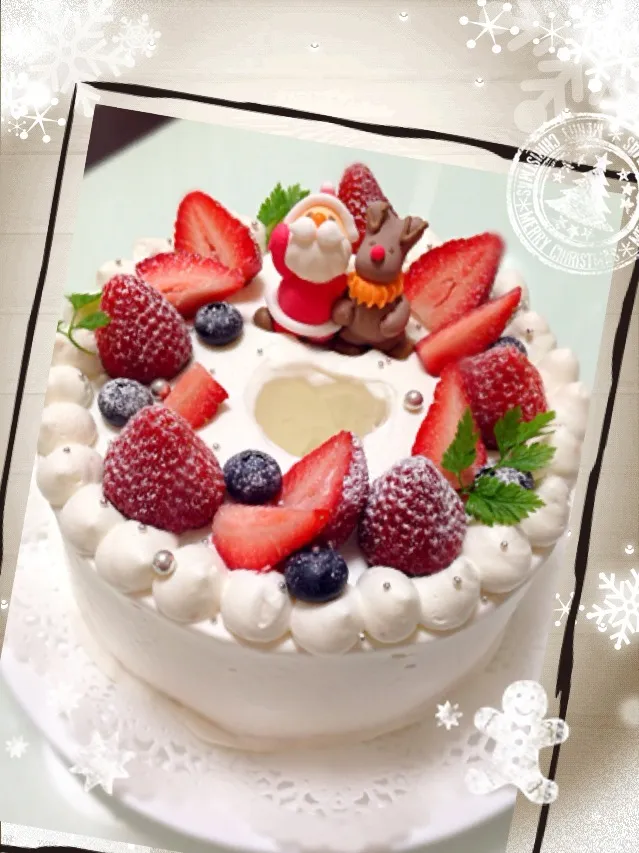 シフォンのクリスマスケーキ♡|sayamamaさん