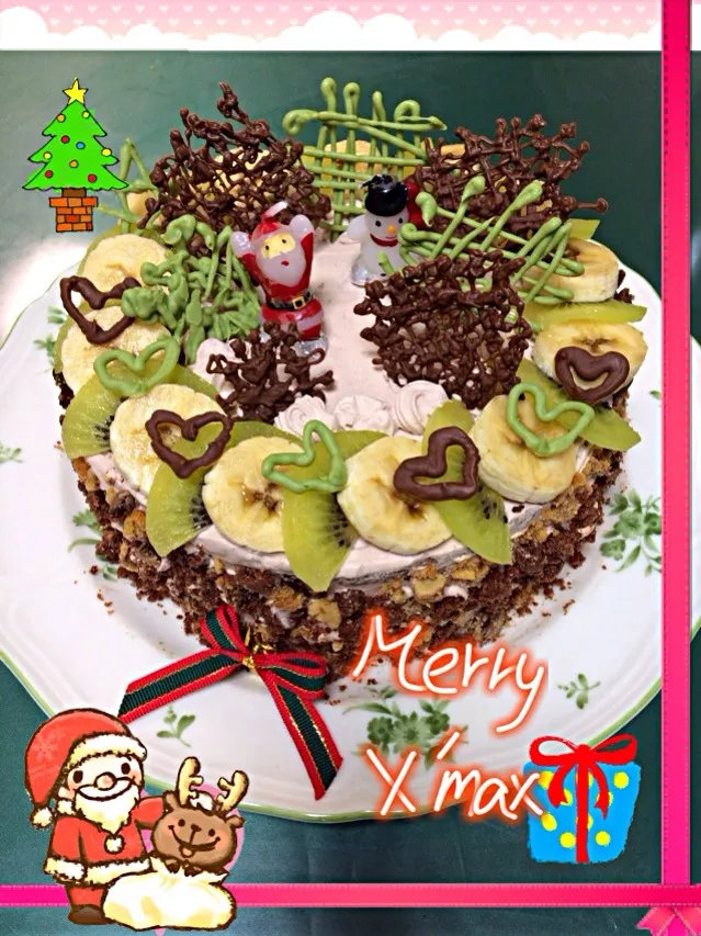 🎄Xmasケーキ🎄|たえこさん