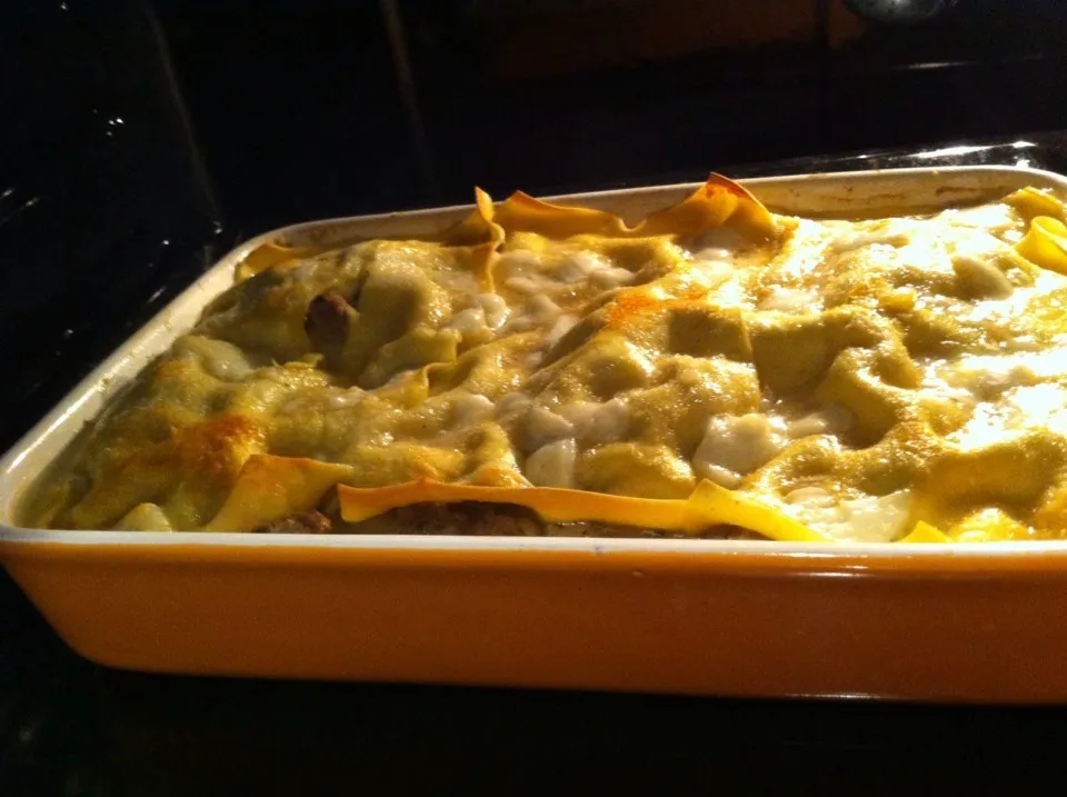 Snapdishの料理写真:lasagna in brodo|shimasumiさん