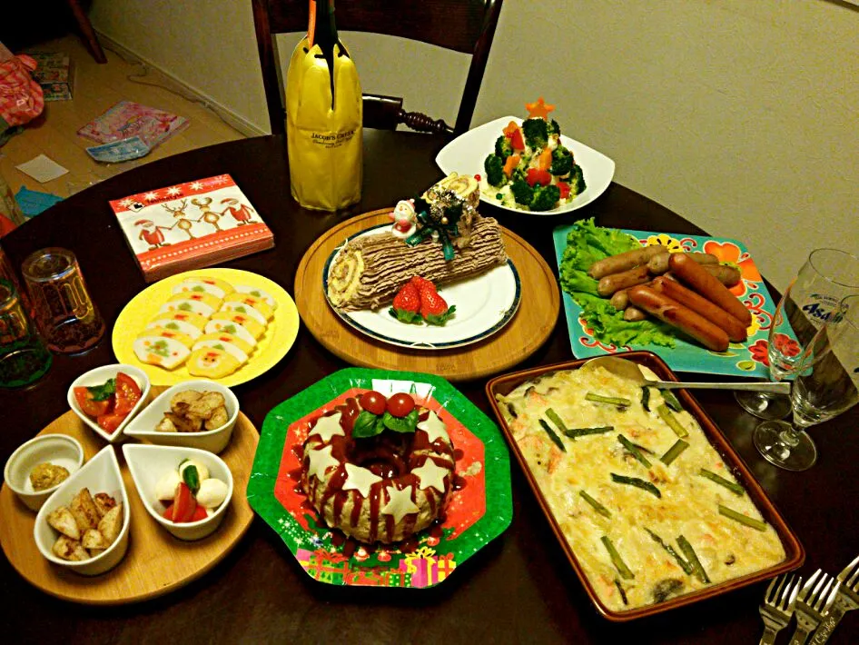 Snapdishの料理写真:クリスマスパーティー♪|なおーんさん