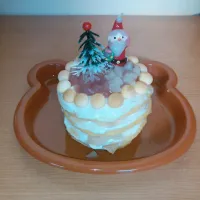 Snapdishの料理写真:娘のクリスマスケーキ♡|大野香江さん