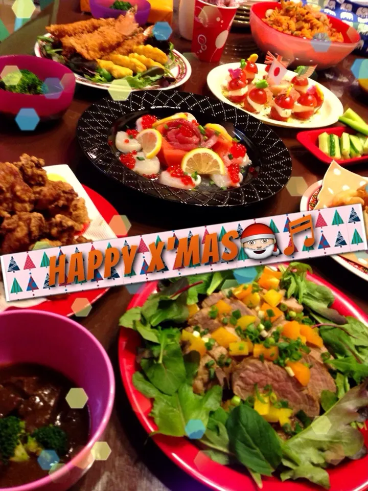 Snapdishの料理写真:昨日のクリパー🎅🎉🎄🍴💨✨|🇯🇵ともこちゃん。さん