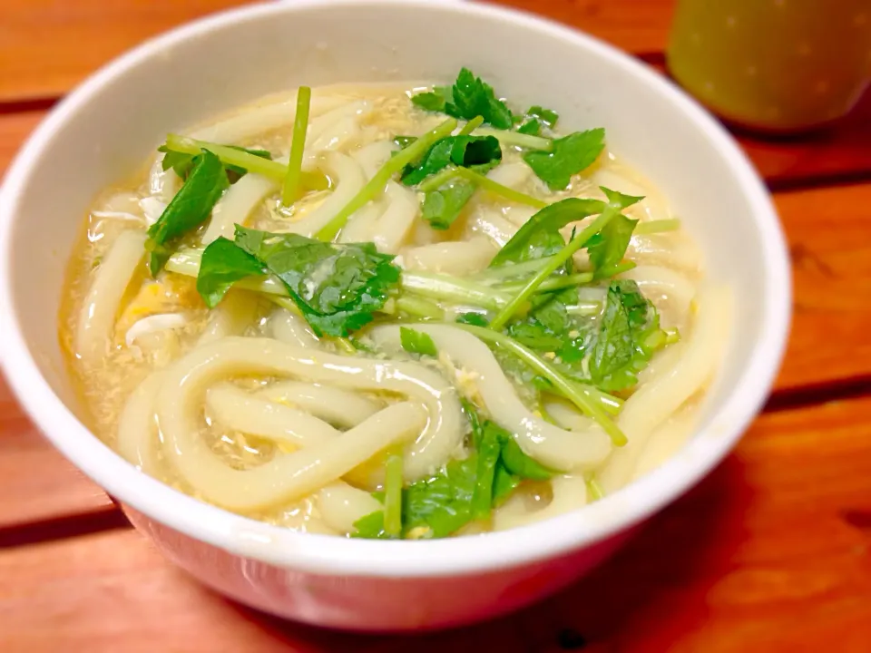 Snapdishの料理写真:あんかけ卵とじうどん|なみえもんさん