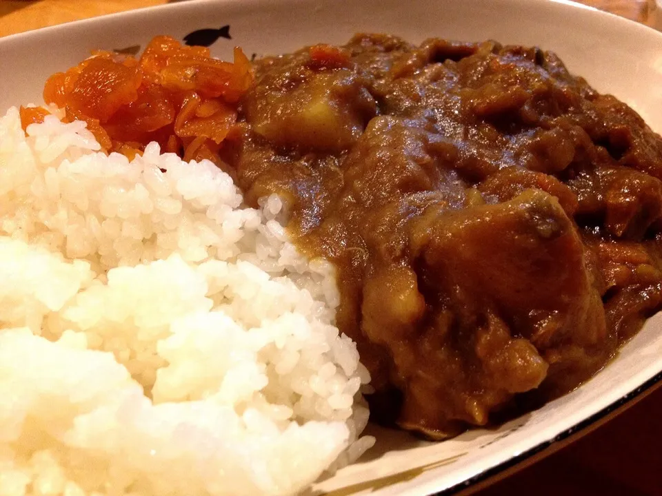 二日目カレー(^^;|ジイジさん