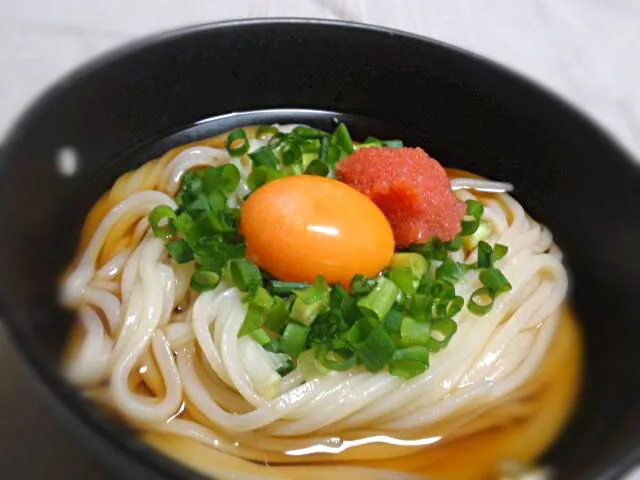 ころ明太子うどんby石丸製麺さんの麺で。|うどんだらさん