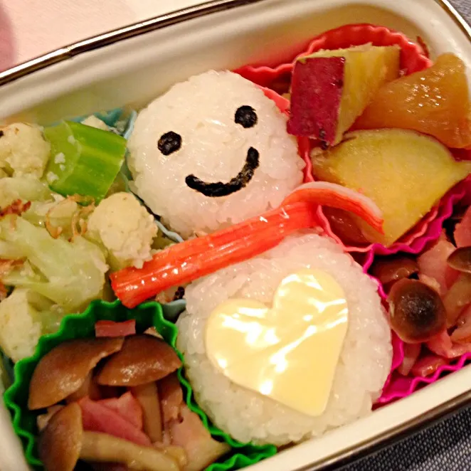 ゆきだるまさんのお弁当❤︎|sanaeさん