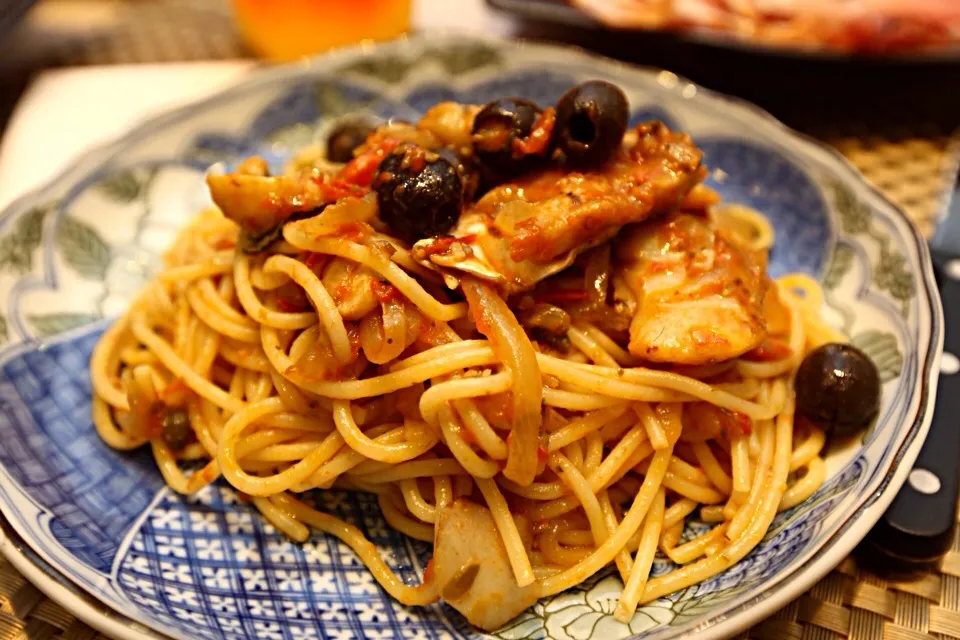 Napoli style Spaghetti con Baccala|Salvatore Cuomoさん