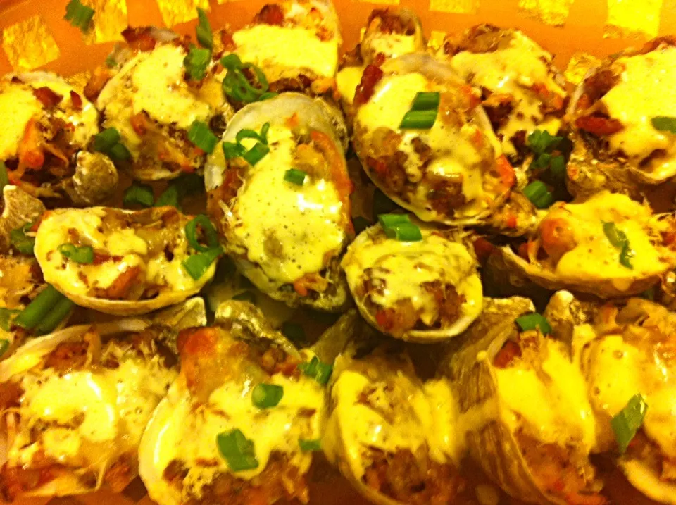 Oysters casino with holandaise|virginia frasseさん