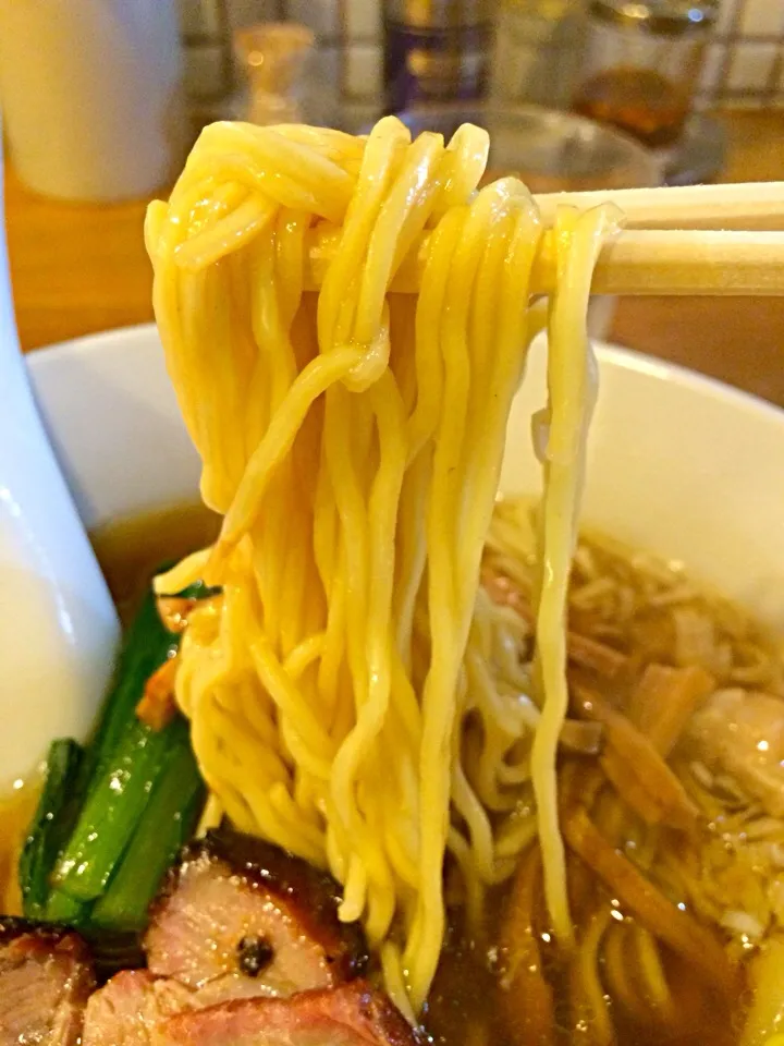 Snapdishの料理写真:ワンタンメンの麺|morimi32さん