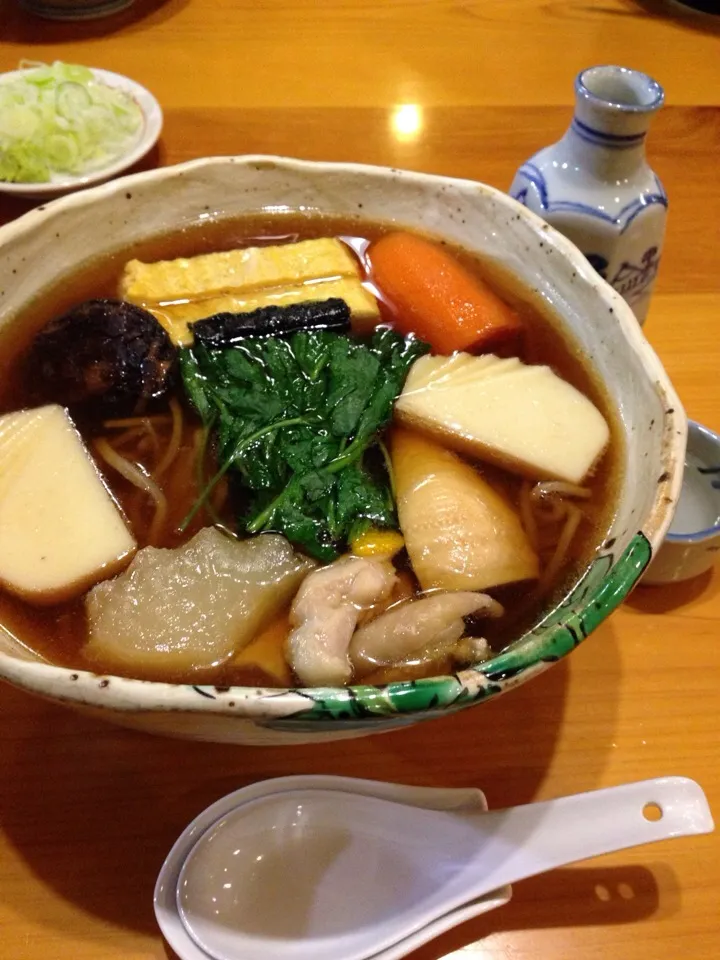 おかめ蕎麦と開運特別本醸造|まさとさん