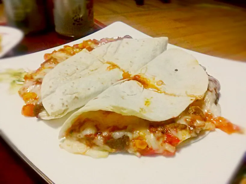 Beef with tomato sauce Quesadilla|Susan Parkさん