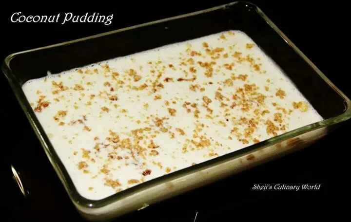 coconut pudding|shejinoufalさん