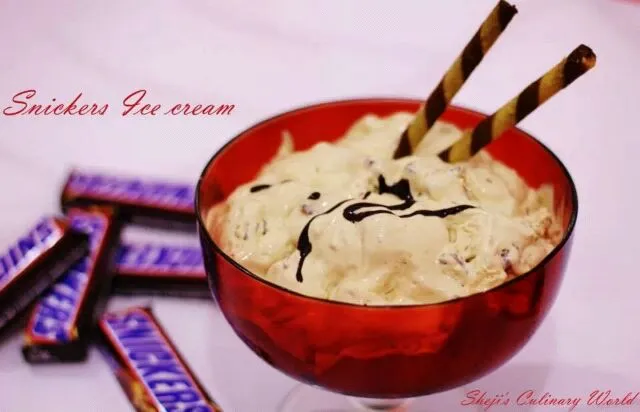 snickers ice cream|shejinoufalさん