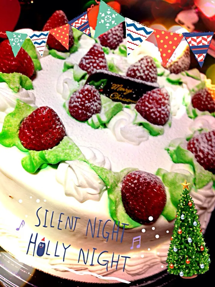 Snapdishの料理写真:2013我が家のXmasケーキ🍰|michi-mamaさん