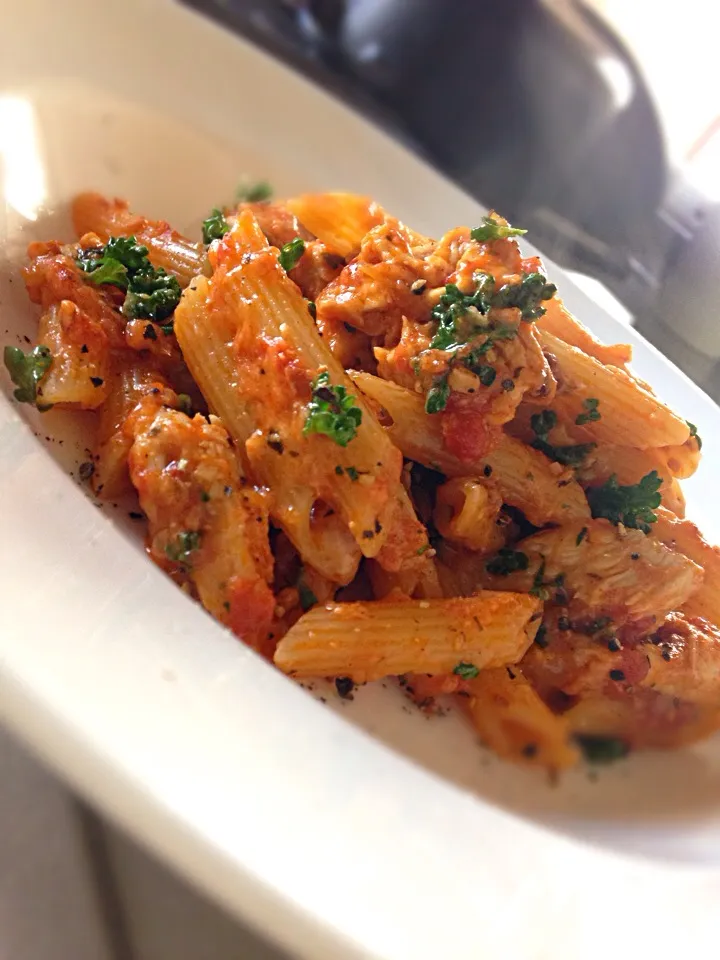 Penne Puttanesca with Chicken|Yuko Sasakiさん