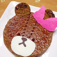 Snapdishの料理写真:くまのジャッキークリスマスケーキ☆|あいさん